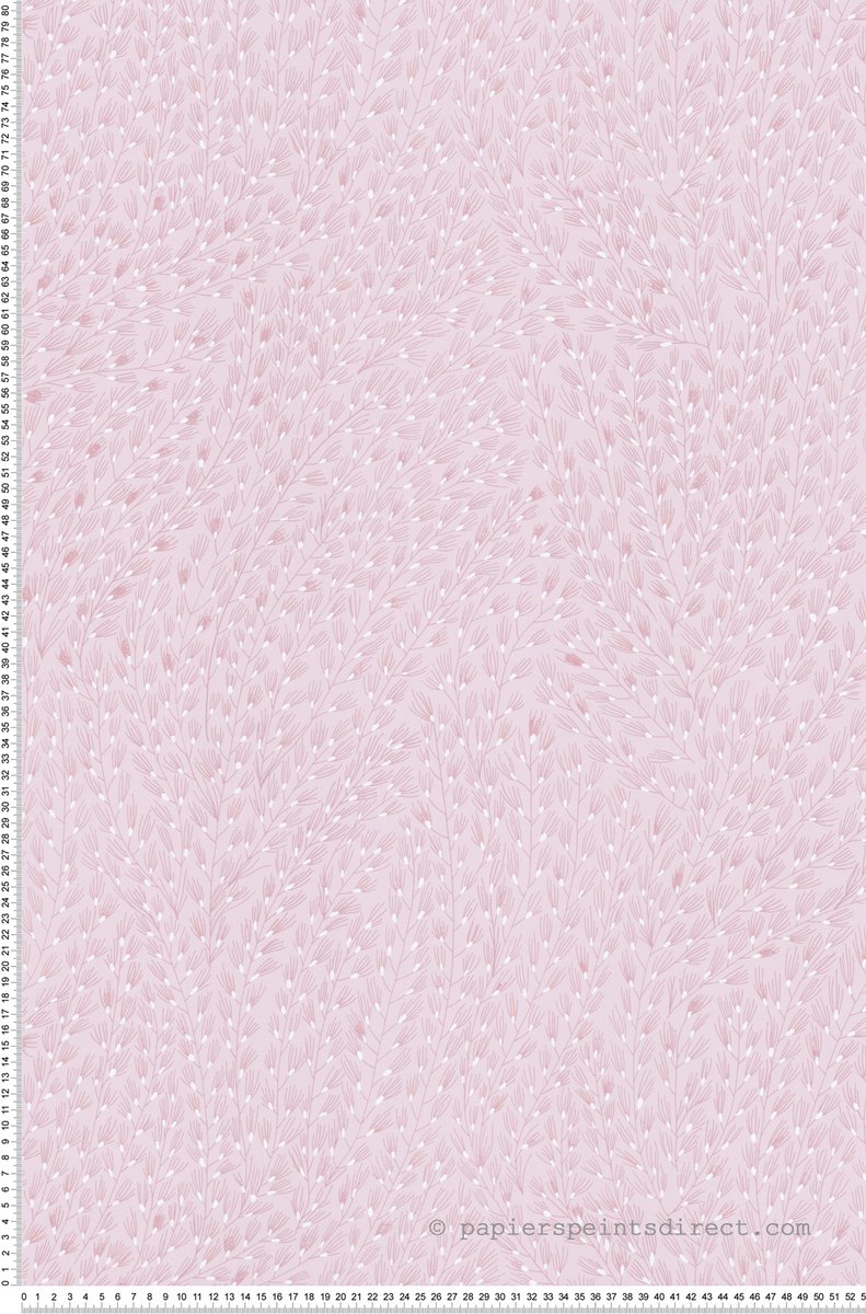 Lutèce – 51250603 – Vliesbehang – Naturel / Wit / Roze