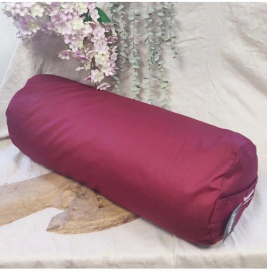 YogaStyles Bolster Donkerrood XL van YogaStyles — afbeelding 2