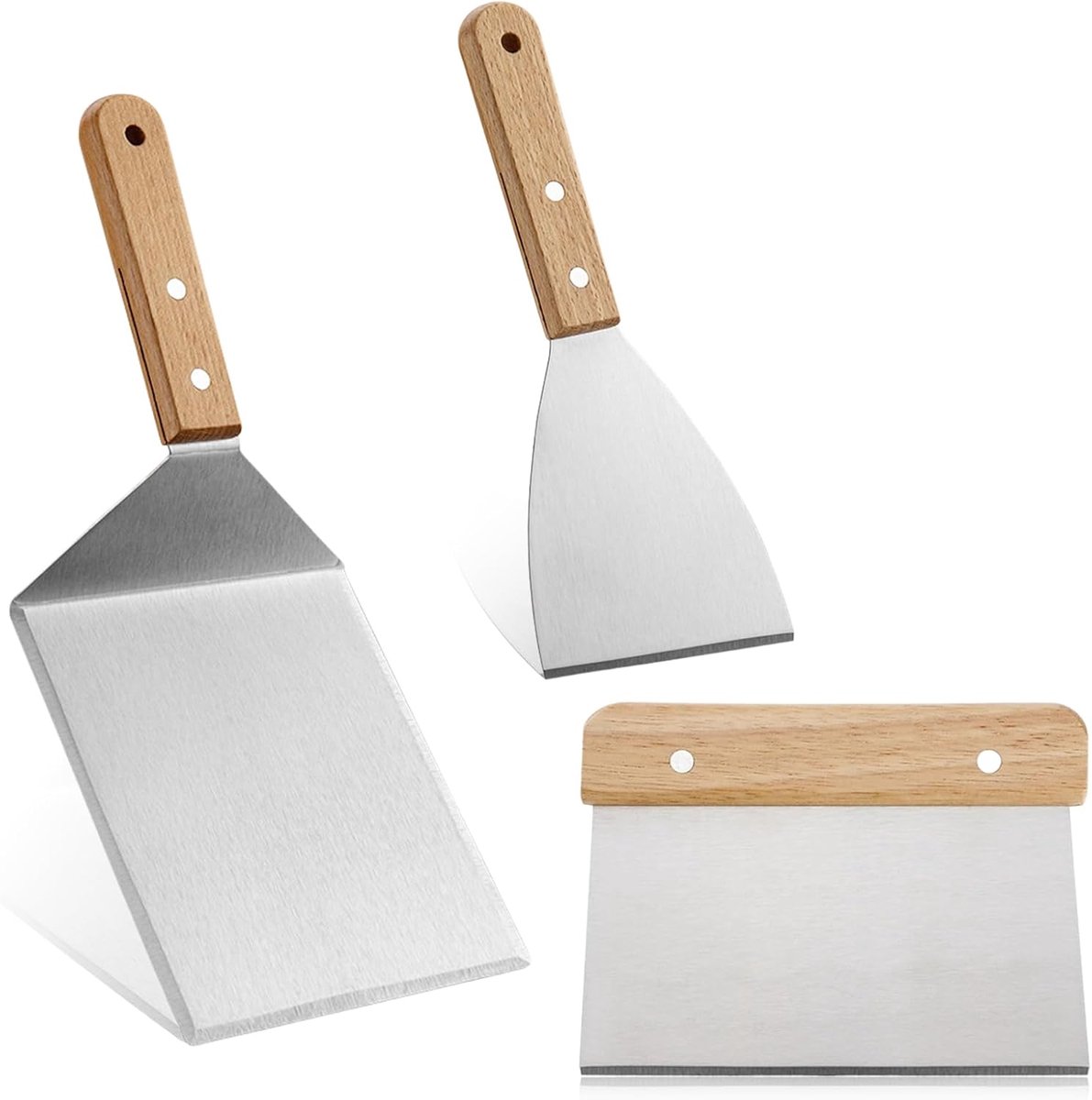 Spatelset, barbecue-accessoires, cadeaus voor mannen, papa