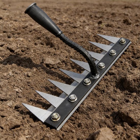 Wiethark 8 tanden - Voor tuin, wieden, harken, zaaien — afbeelding 5