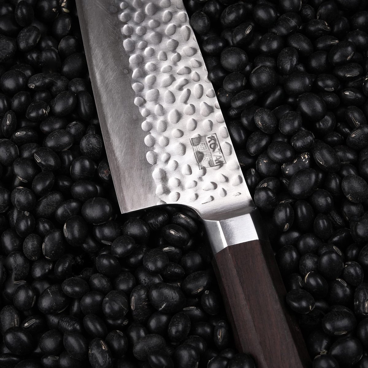 SnelShoppen - Kiritsuke Keukenmes - 21 cm Koksmes - Ultrascherp Japans 440 C Roestvrij Staal - Handgehamerd en Geslepen - Verborgen Volledige Tang - I
