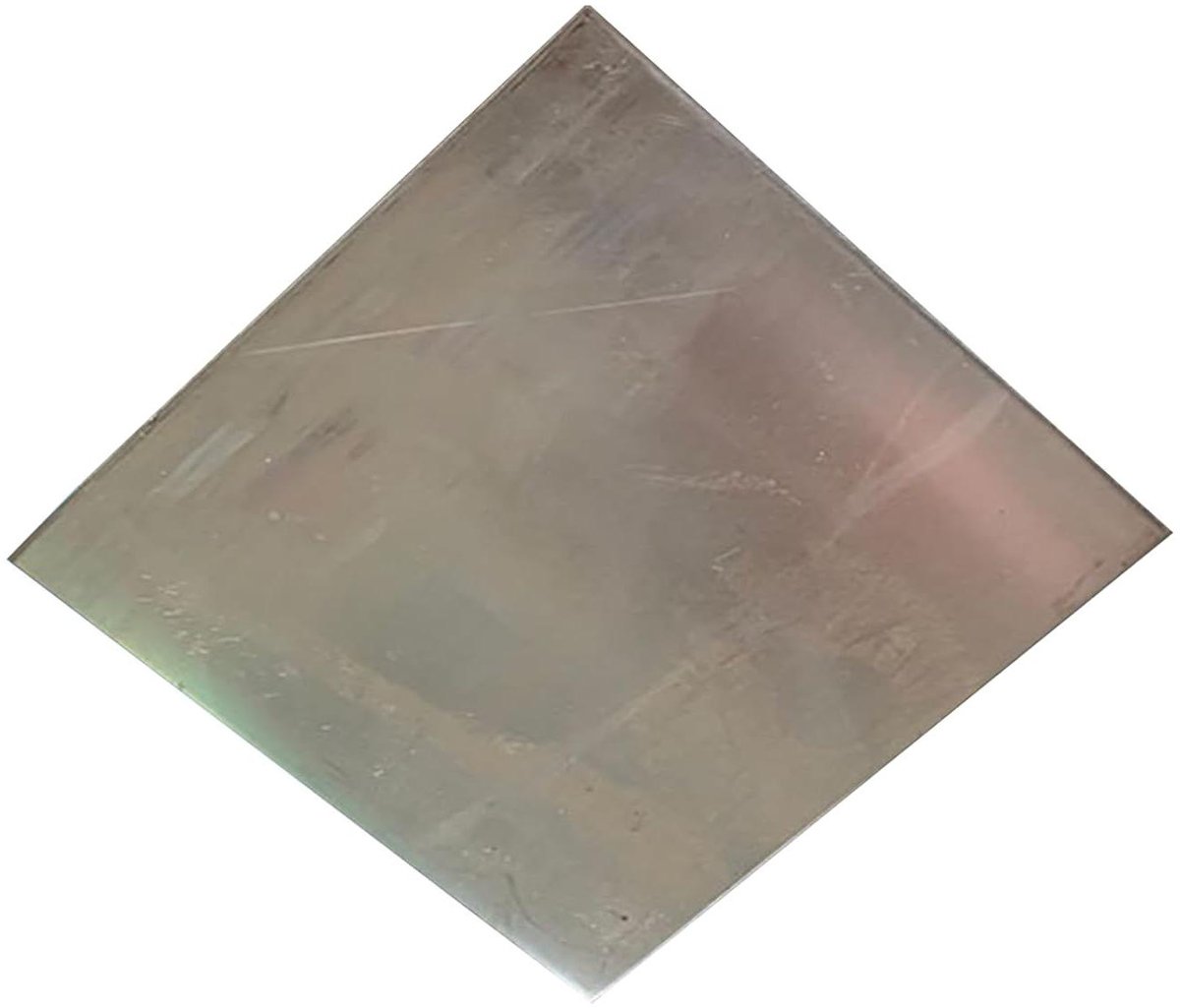 Zinkplaat Metaalfolie - Zink Metaal - Industriële Bewerking - Glad Oppervlak Zonder Bramen - 160 x 100 mm - Zink