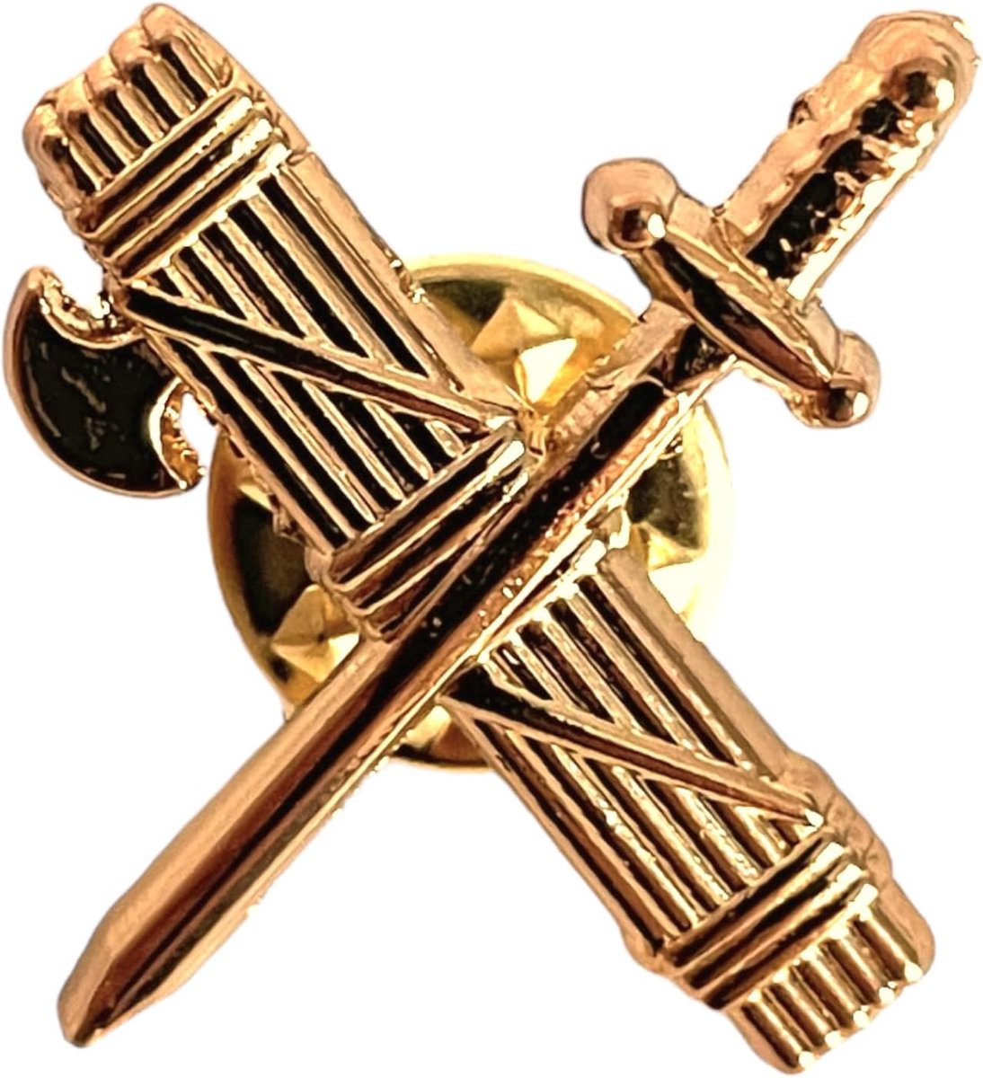 Reversspeld van de Spaanse Guardia Civil – Zamak legering met gouden