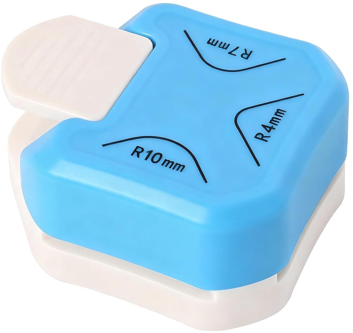 3-weg hoekrunder-stans, ronde hoeksnijder, 4 mm, 7 mm, 10 mm, voor