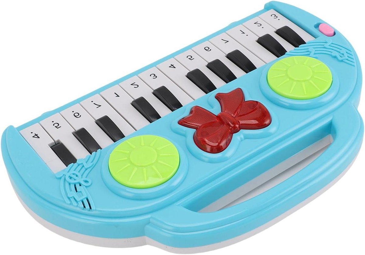 Peuter Piano Speelgoed - Baby Keyboard Muziek - Muziek Leren Spelen - 14 Zwart-witte Toetsen