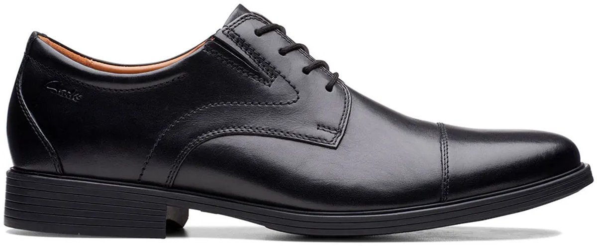 Clarks Shoes Whiddon Cap Schoenen Zwart EU 44 Man