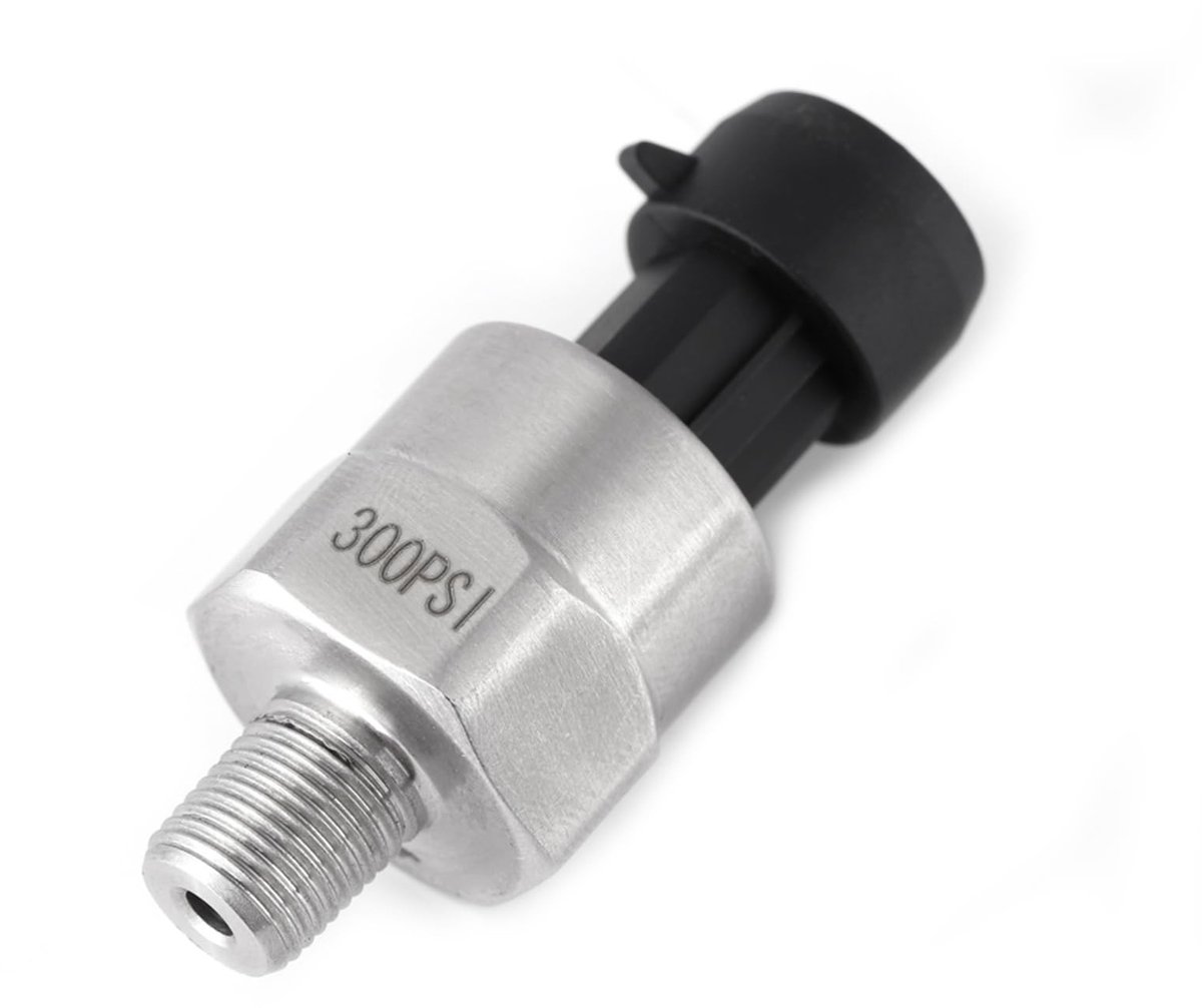 Dailygoods- Druksensor 30-500 psi Nauwkeurigheid - Roestvrijstalen Transducersensor - 1/8 NPT Draad - Voor Olie/Brandstof/Gas/Water - Lichtgewicht en Handig te Installeren - Druktransducer