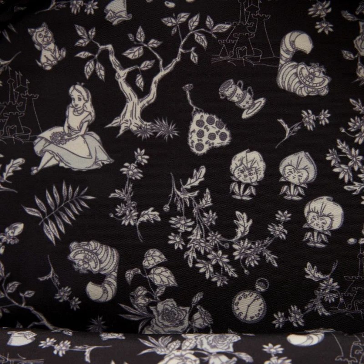 Loungefly Disney Alice in Wonderland Floral Mini Rugzak – Alice – Bloemenprint – Disney Backpack – foto 2