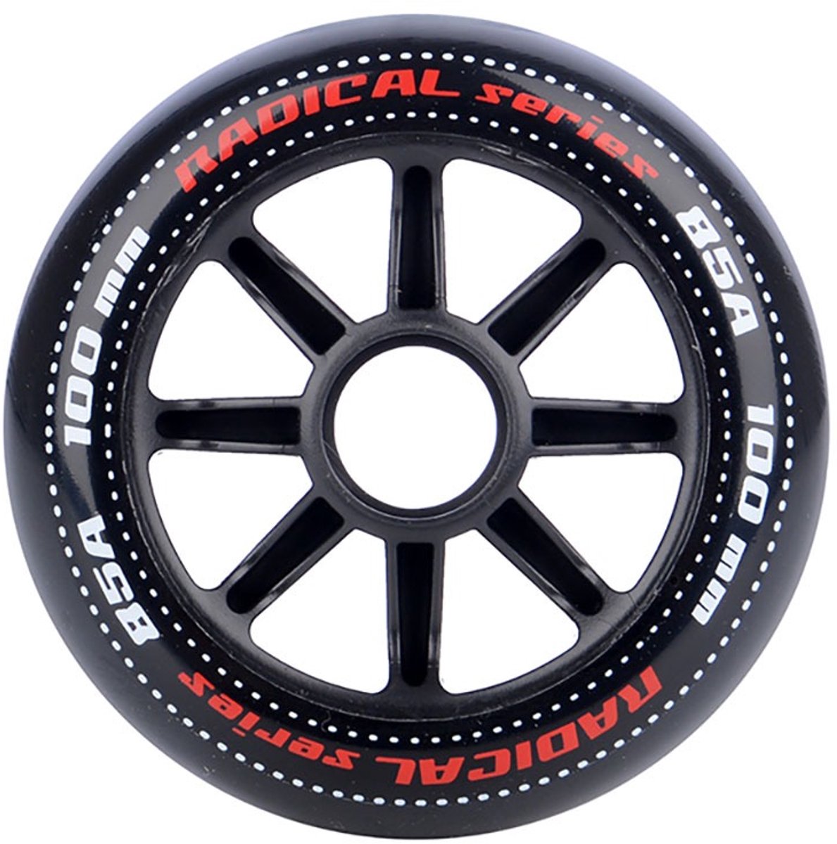 Tempish Radical Inline Skate Wielen 3 Stuks 100mm 85A Zwart