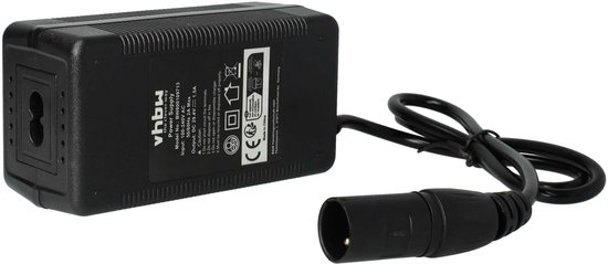 Oplader voor E-bike - Voor 24V Accu's - 29,4V - 1,5A - 52W - XLR 3-pin - Zwart van FlinQ — afbeelding 2