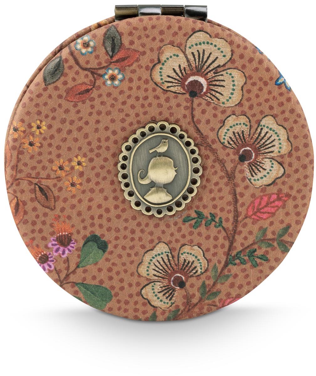 Pip Studio - Spiegel - Flora Bangalore Mini - Zand - 7x1x7cm