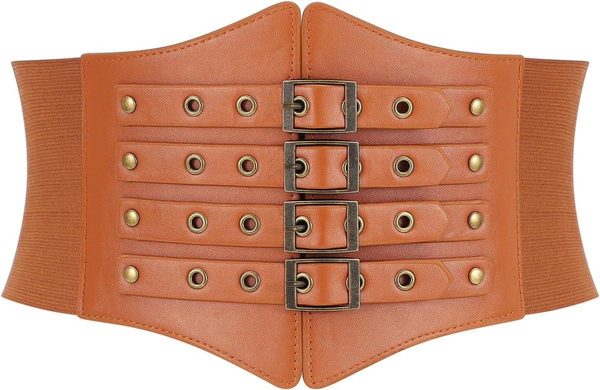 Korsetriem voor dames, middeleeuwse riem, breed korset voor Halloween, carnaval