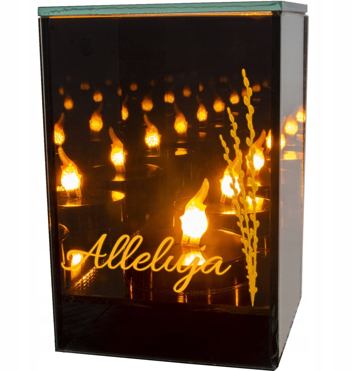 LED Graf Lampion met oneindig vlameffect - Stijlvol en veilig