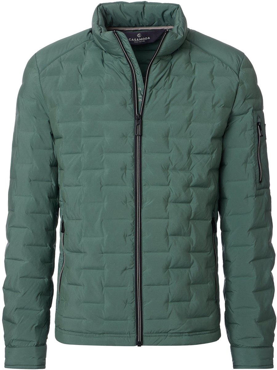 CASA MODA comfort fit tussenjas - groen - donkerblauw - wit