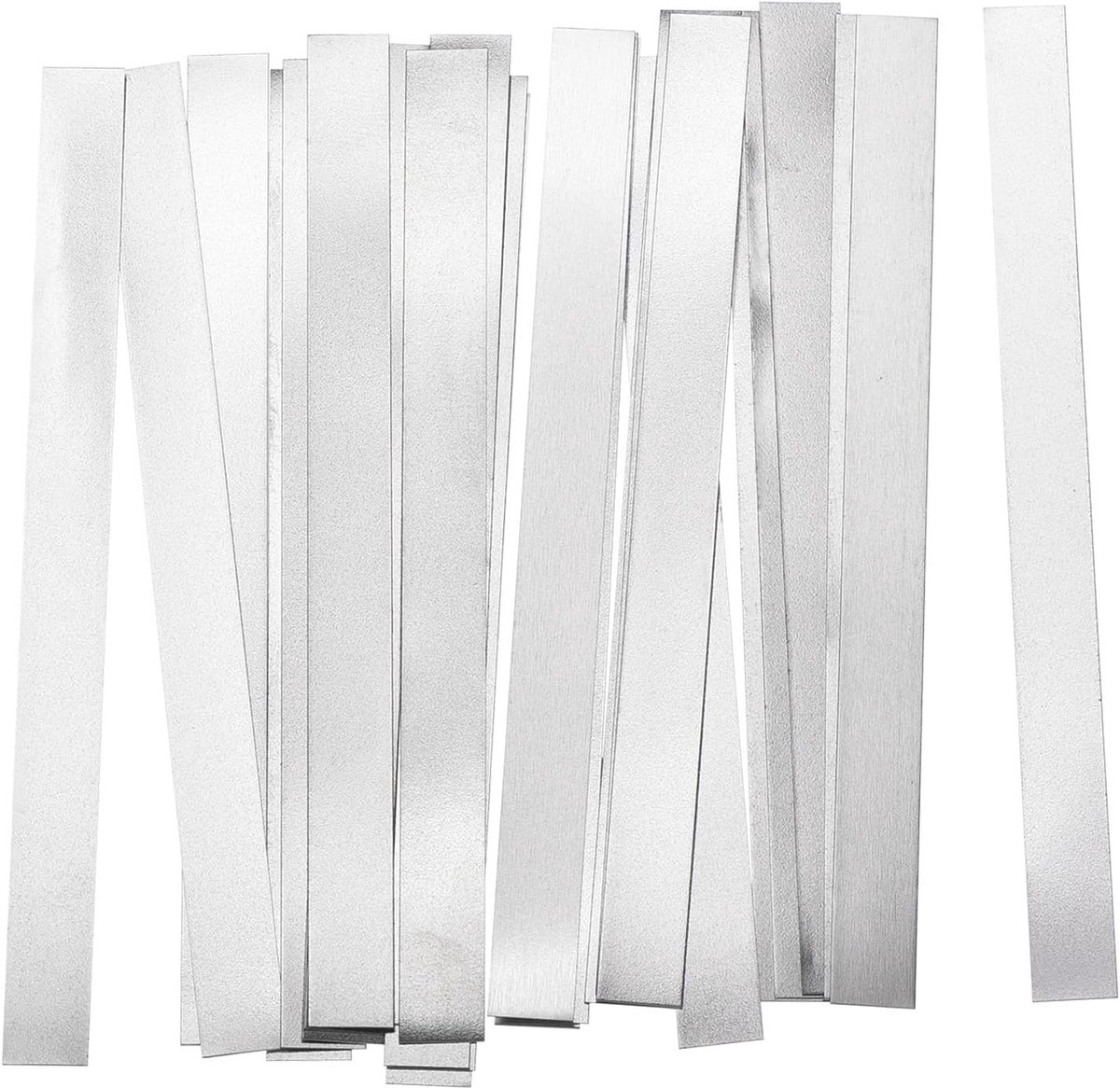 Zuivere nikkelband 0,15 mm x 8 mm x 100 mm lipje voor het solderen van batterij soldeertap van nikkel voor accupack en puntlassen, 100 stuks