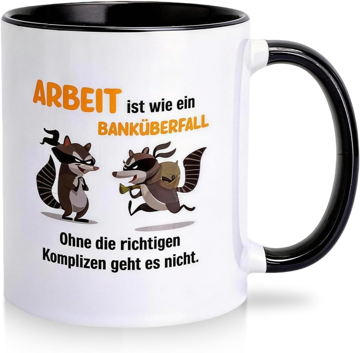 Koffiemok als afscheidscadeau voor collega's werk is als een bankbankmok met spreuk cadeau-idee kantoor baas collega's mannen vrouwen