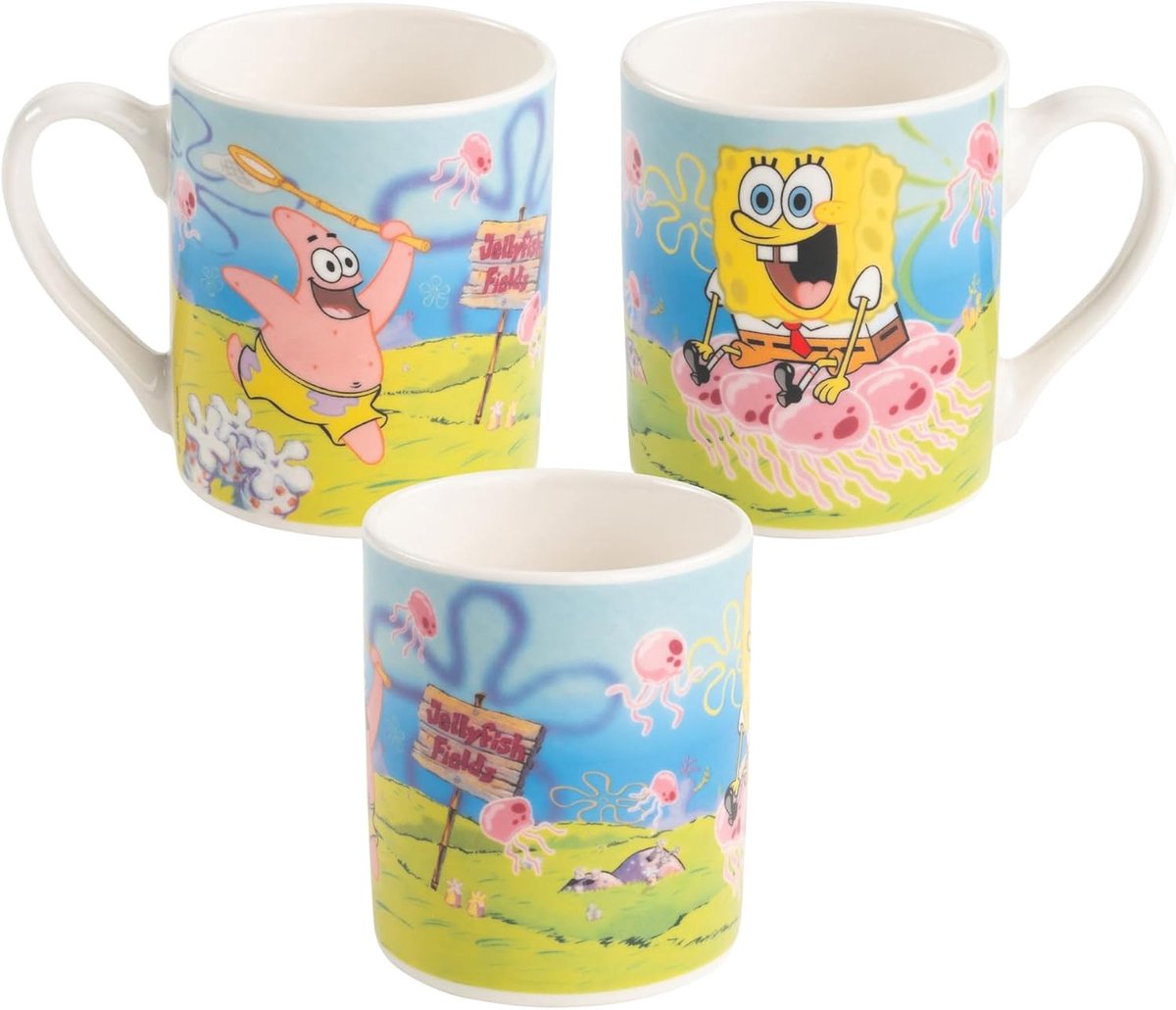 Squaressok voor kinderen, Jellyfish kwallen, kinderbeker van keramiek, 230 ml