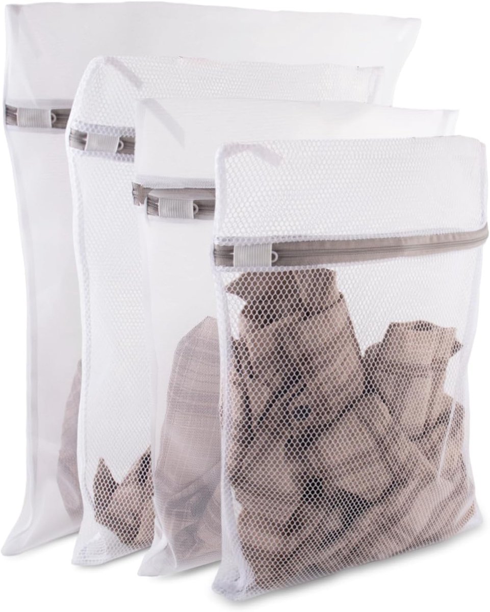 Waszakken, waszakken mesh waszakken met Dense & Coarse mesh, duurzame lingerie zakken voor het wassen van delicates, waszakken voor wasmachine organizer reiskleding tassen