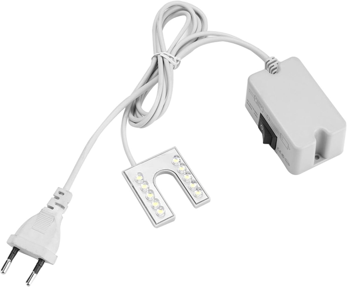 Sewing machine lamp 0,5 W flexibele zwanenhalslamp met magnetische voet voor naaimachine, werktafel, draaibank, boormachine, freesmachine sewing machine light Onderdelen