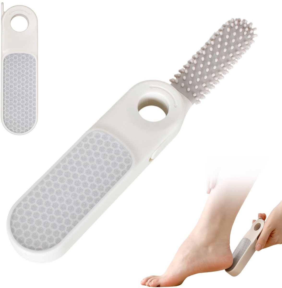 SolidKeus - 2-in-1 Nano-Glas Eeltverwijderaar en Voetvijl