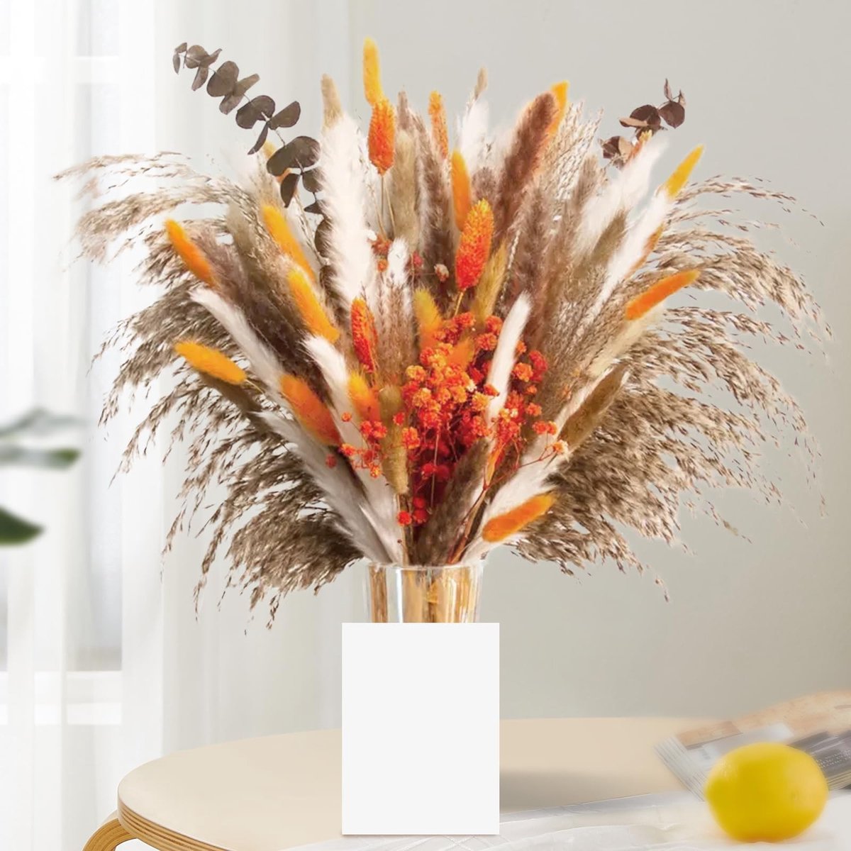 SolidKeus - Set van 61 Gedroogde Bloemen voor Bohemian Decoratie