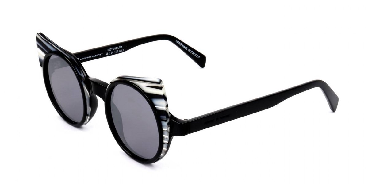 Italia Independent I I 0007 Crystal glossy/granito 46/24/140 UNISEX Zonnebrillen