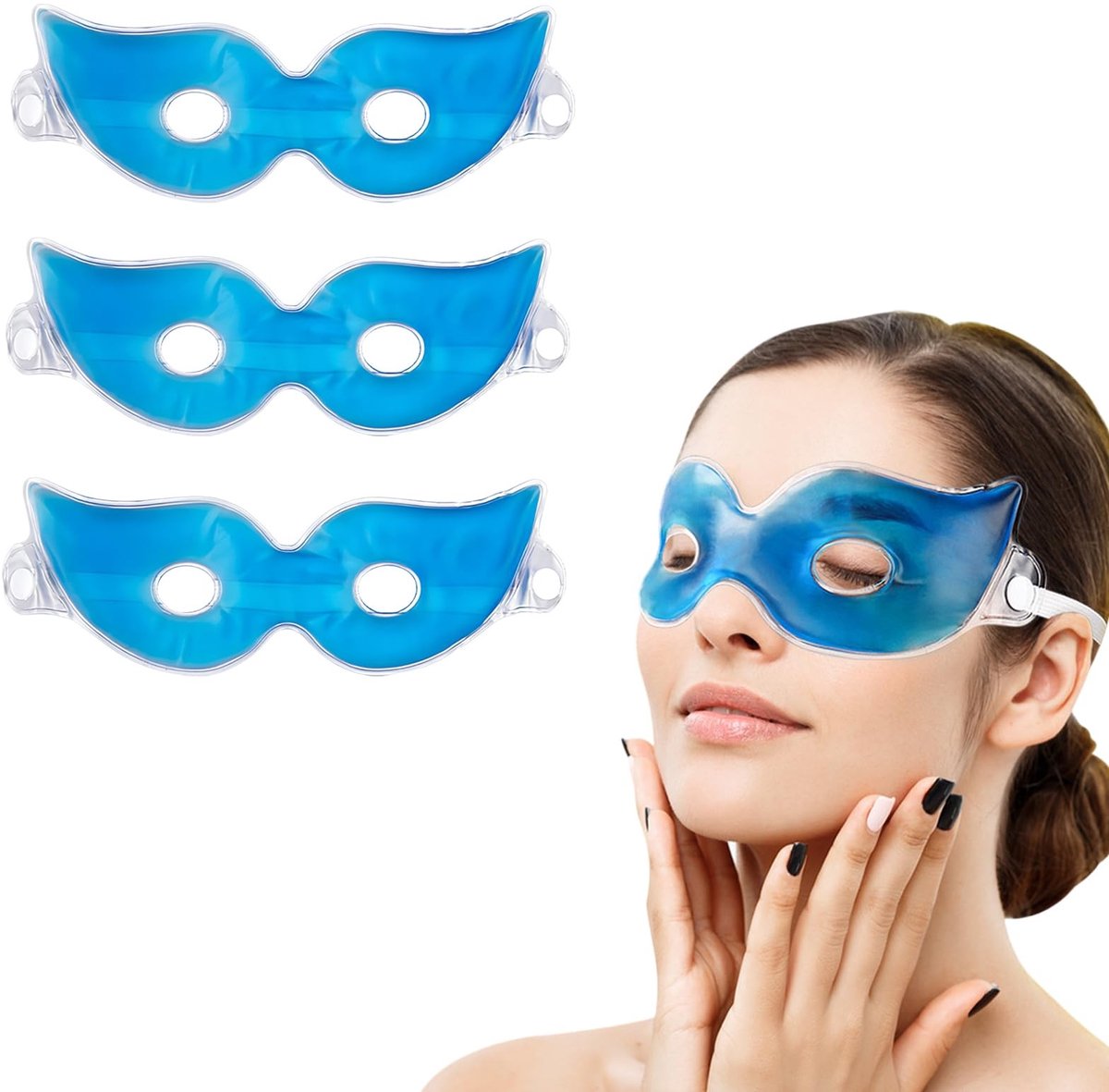 SolidKeus - Herbruikbare Oogmaskers voor Warm/Koud Therapie