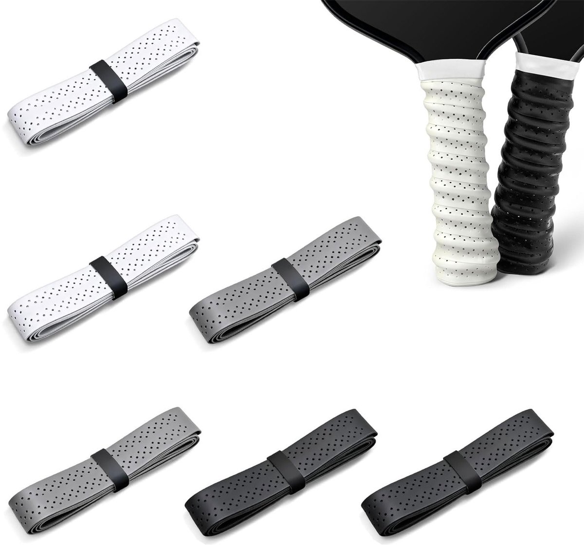 SolidKeus - Antislip Pickleball Overgrip Griffband 6 Stuks