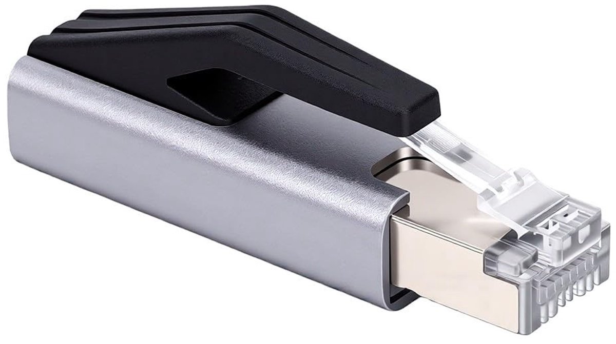 SolidKeus - USB C Naar RJ45 Ethernet-adapter, 1000 Mbps