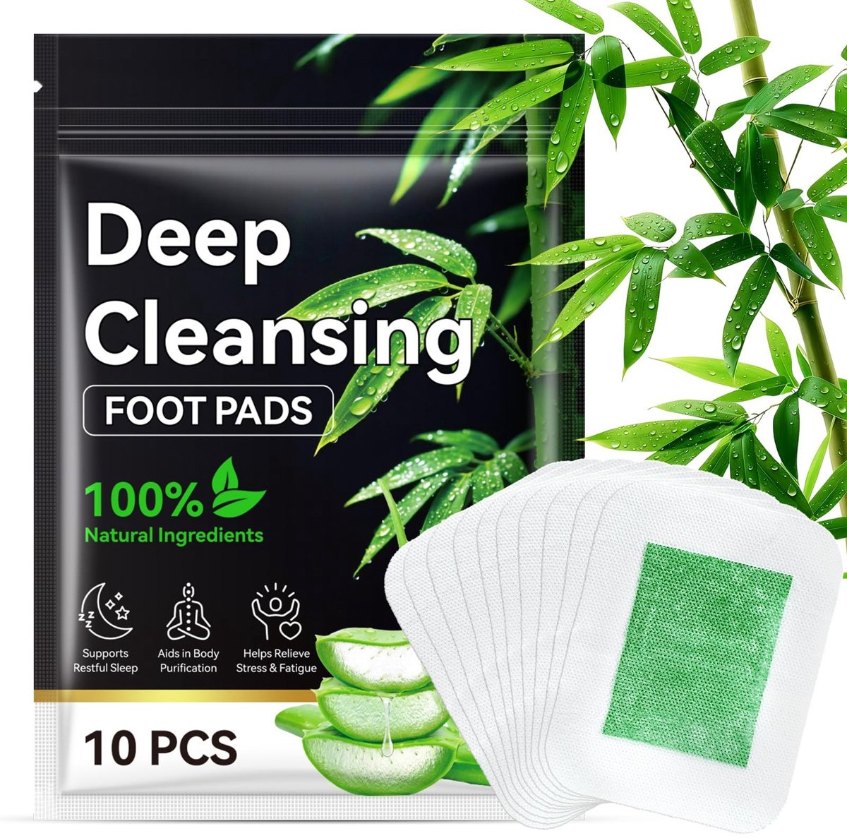 SolidKeus - Dieptereinigende Voetpads voor Ontgifting en Verfrissing