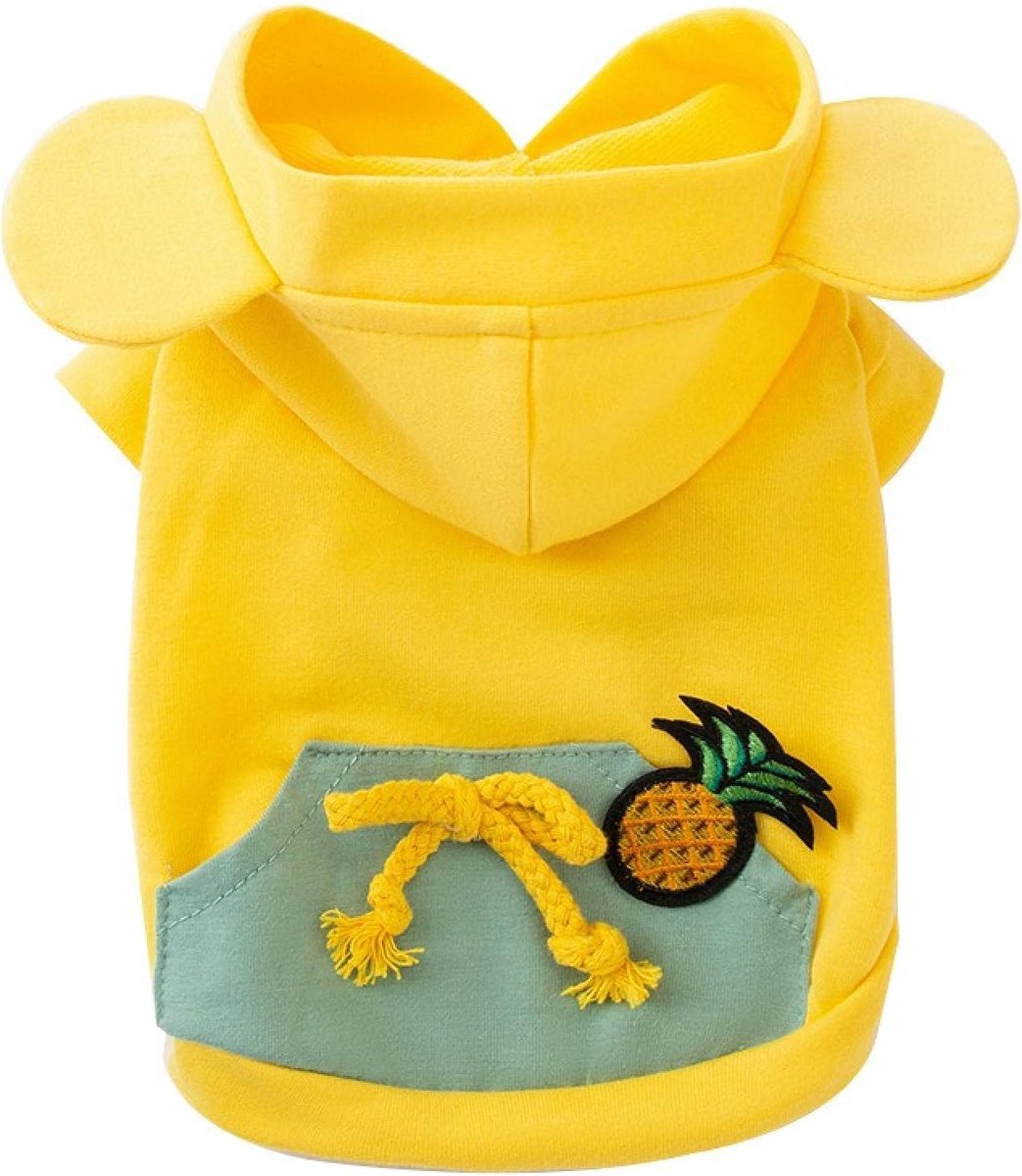 Huisdier ananas met capuchon zomerkleding warme pluche herfst schattige hondenkleding hoodie huisdierenbenodigdheden hond hoodies Halloween