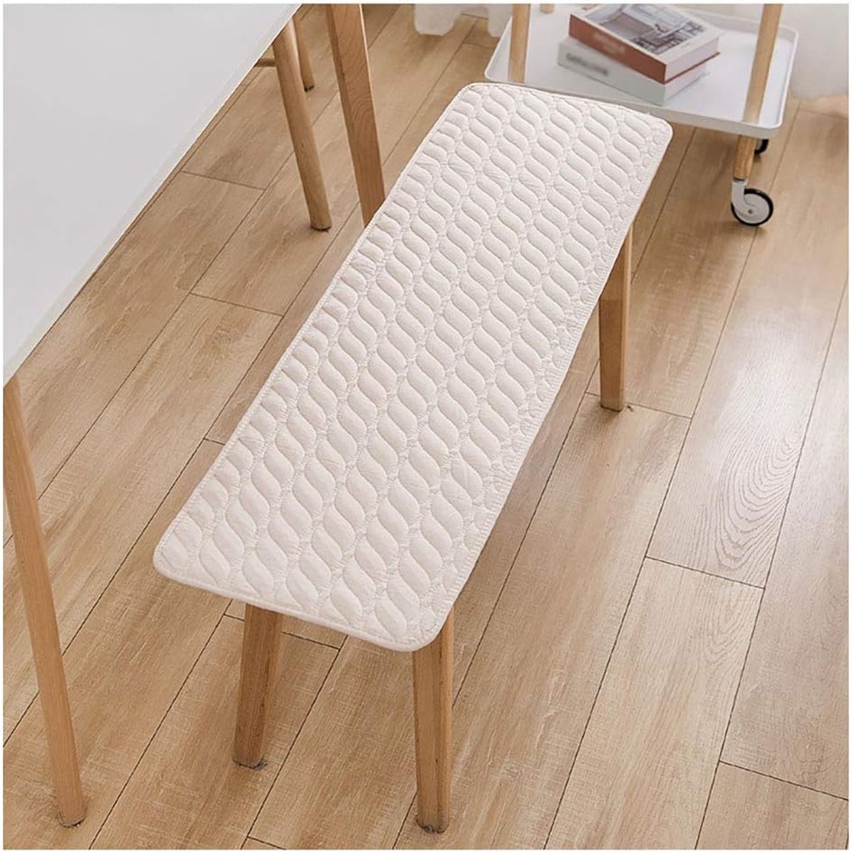 Wangk Outdoor Indoor Lange Bank Kussen Kussen Pad Venster Zitkussens Tuin Pallet Kussens Patio Meubilair Kussens Bank Meubels Outdoor Kussen -Beige 120×35cm (47×14in)