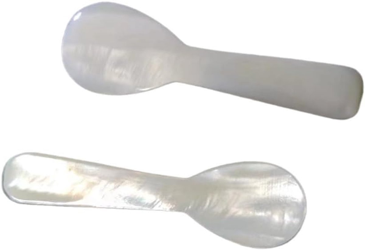 5 stuks witte parelmoer lepels klassieke kaviaar serveerlepel kleine soeplepel theelepel eierlepel dessertlepel koffie opscheplepel smoothie lepel kinderen lepel keukengereedschap 8 cm 8 cm