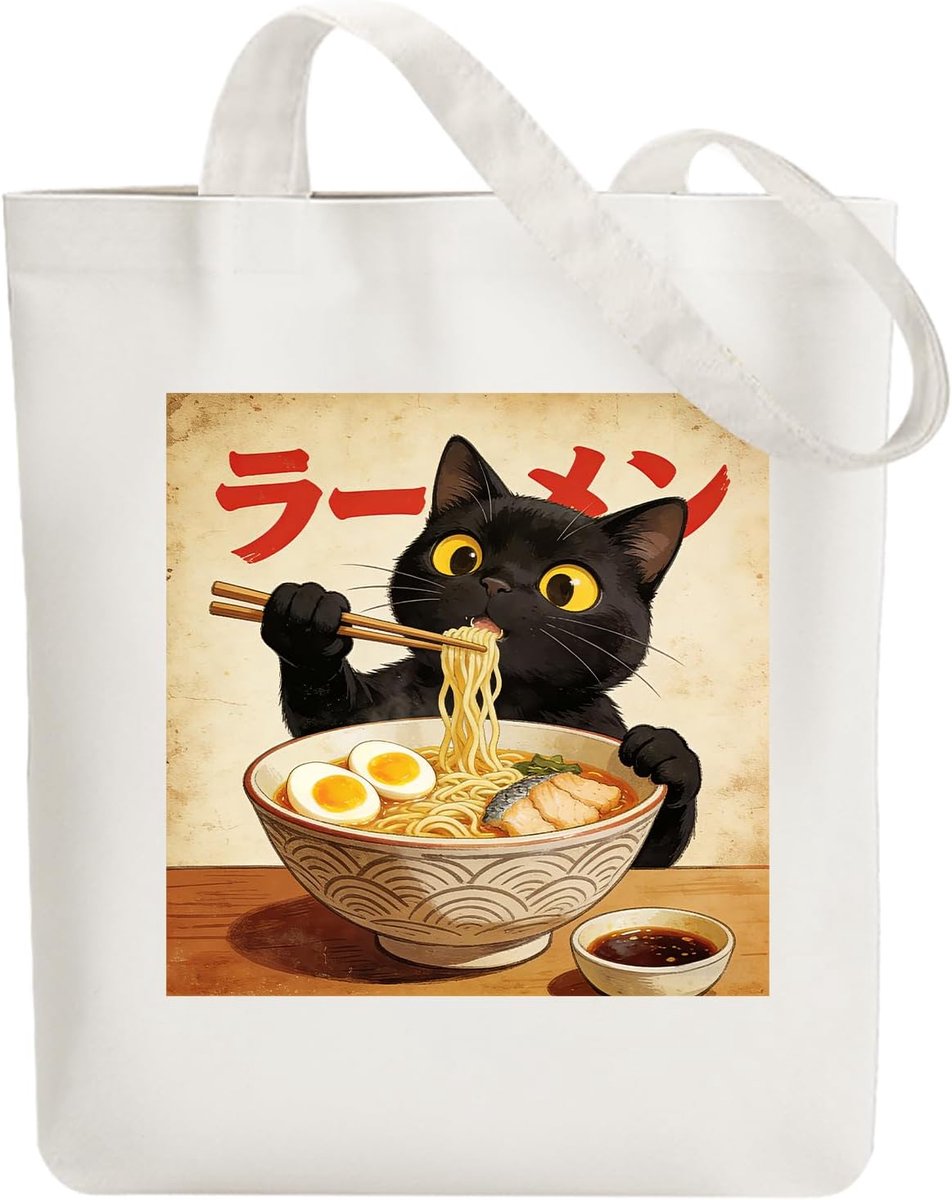 Tote Bag voor dames, canvas tas met dierenwereld, herbruikbare draagtas, katoen, boodschappentassen, 38 x 40 cm breed, wit, canvas draagtas voor winkelen, geschenken
