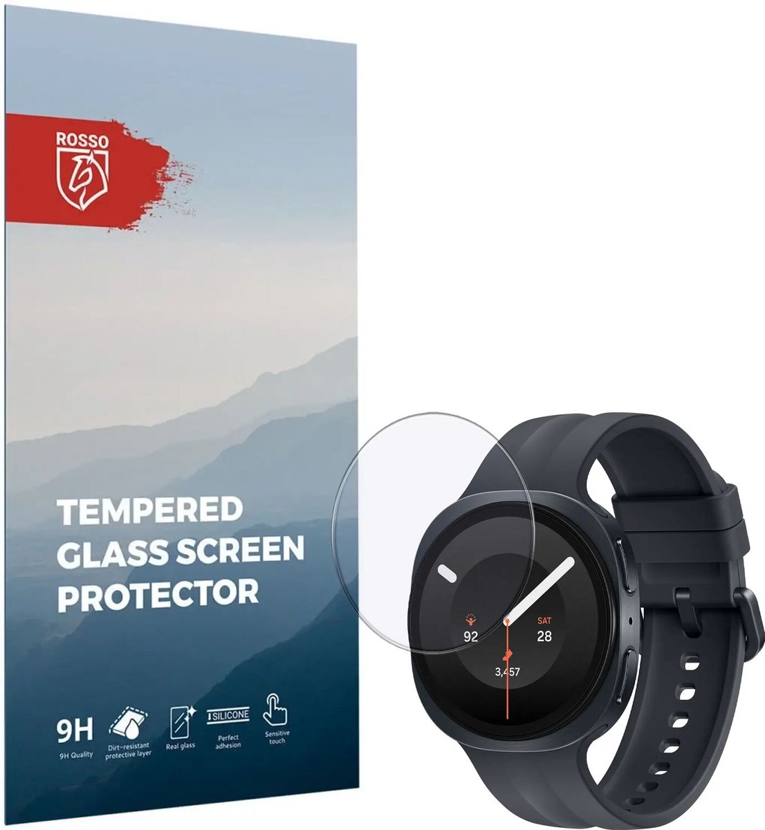 Rosso 9H Tempered Glass - Screen Protector Geschikt voor Samsung Galaxy Watch Ultra 2
