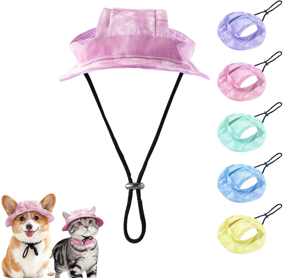 SolidKeus - Zomerpet met Ooropeningen voor Honden en Katten