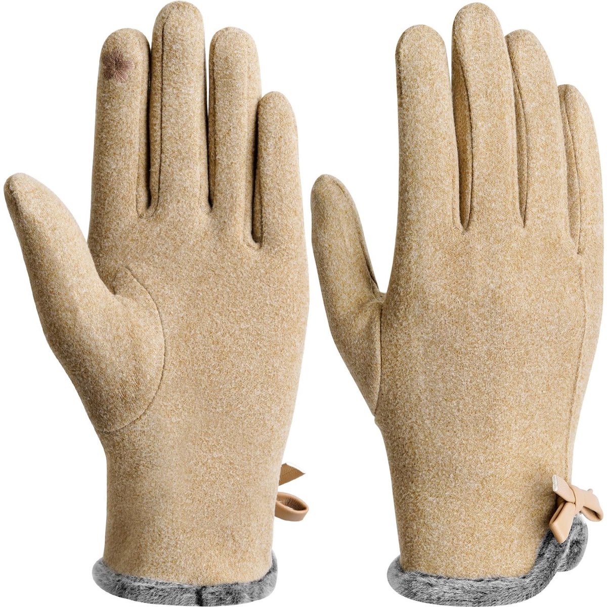 SolidKeus - Dames Winter Touchscreen Handschoenen met Voering