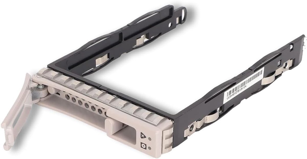 Harde Schijf Tray voor 2.5 Inch LFF HDD, Geschikt voor SAS en SATA, Duurzaam en Stevig Ontwerp voor Betrouwbare Gegevensopslag
