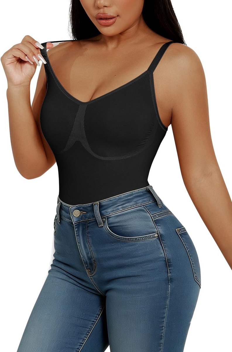 Omgoods - Dames Bodysuit voor een Slanker Silhouet, Naadloos