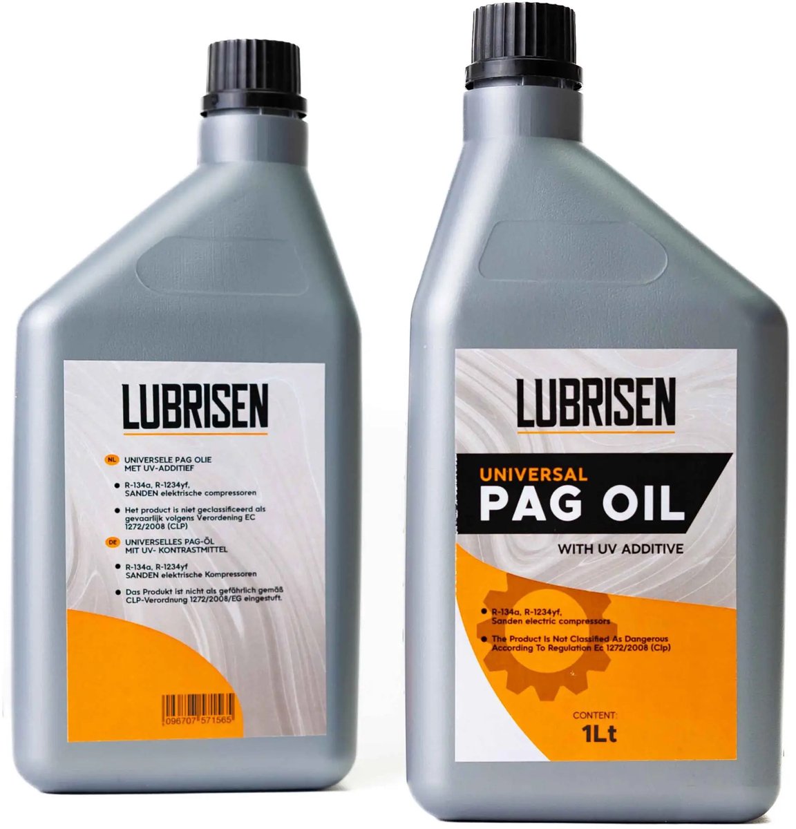 Lubrisen universele PAG olie 1000ml met UV lekdetectie R134A & R1234YF