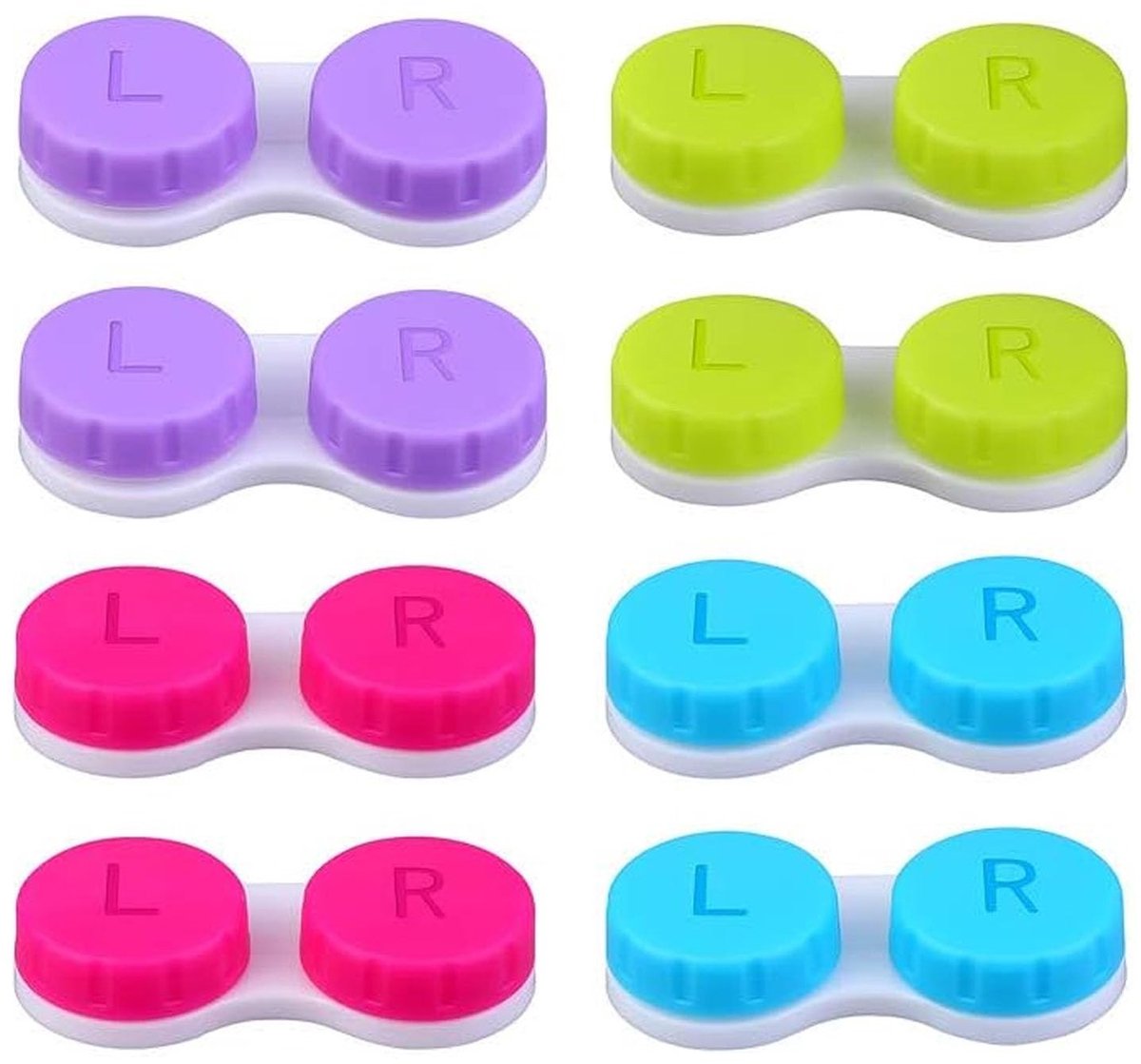 SolidKeus - Contactlenshouder voor Reis, Multicolour