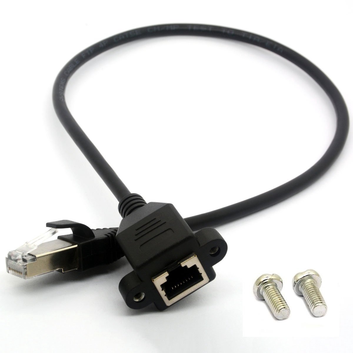 SolidKeus - RJ45 Ethernet Verlengkabel Cat 5E/6 Male naar Female 30cm