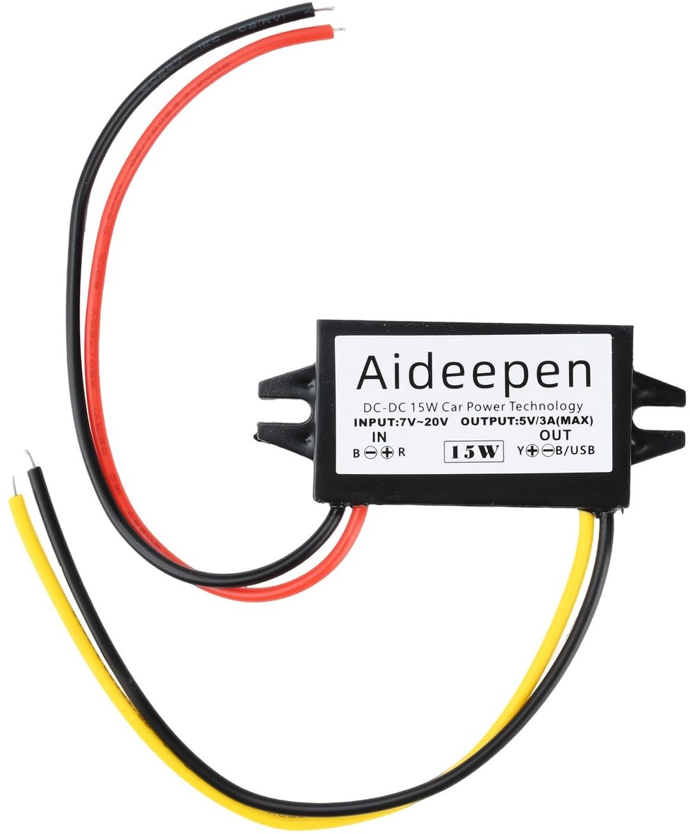 SolidKeus - DC-DC Voltage Inverter 12V naar 5V 3A 15W