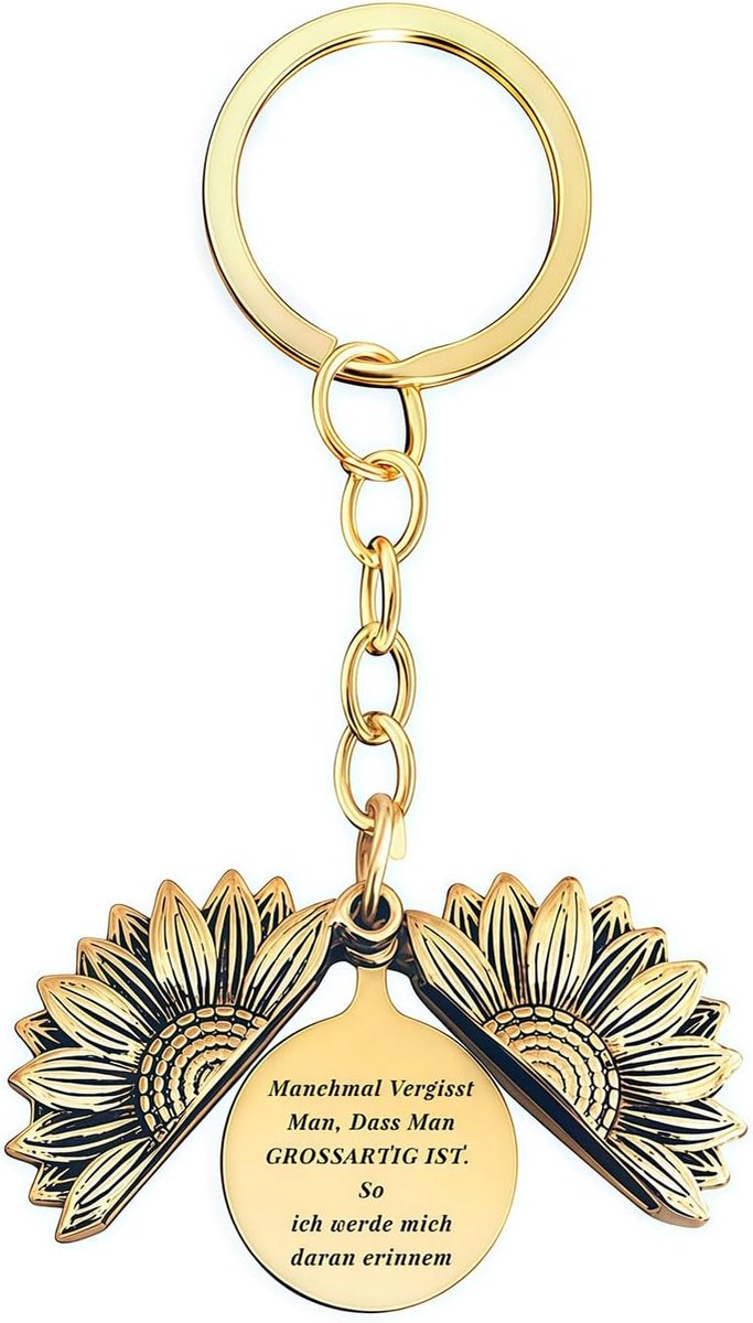 Going Sunflower Hanger & Cadeaus voor Meisjes, Motivatiecadeau voor Vriendin & Beste Vriendin voor 18e Verjaardag & Kerstmis