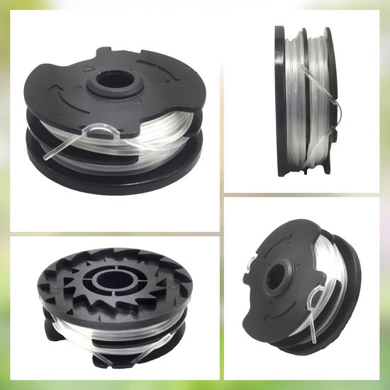 Grasmaaierlijn voor Parkside, 8,3 m lange 1,65 mm doorsnededraad Trimmer Vervangende Spoel voor Parkside PRTA 20 Li C3 IAN351753 Draadloze Grasmaaier Onkruidverwijderder Spoellijn (6 spoelen) — afbeelding 3