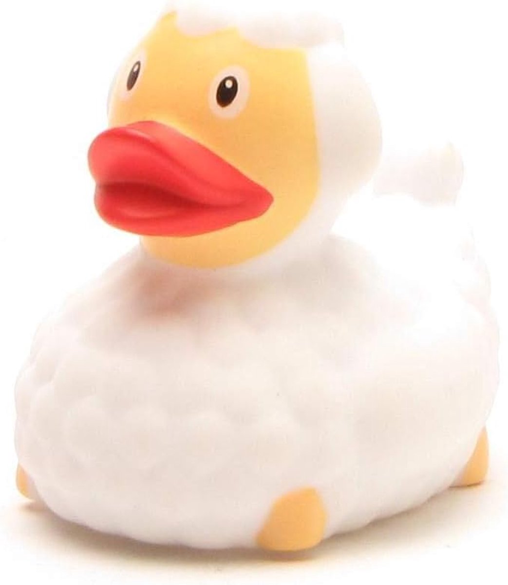 | Badeend mini schaap | badeend badeend | wasdoek eend | L: 4,5 cm