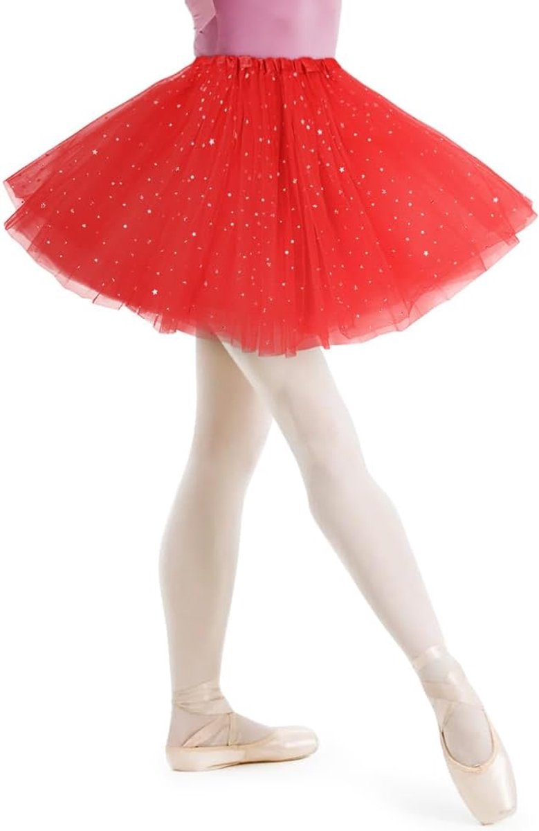 Klassieke Tutu Rok, Elastische 3-laagse Tule Rok, Ballet Tule Rok, Petticoat Onderrok voor Carnaval, Themafeest, Ballet, Dans, Verkleedkleding, Halloween Kostuum