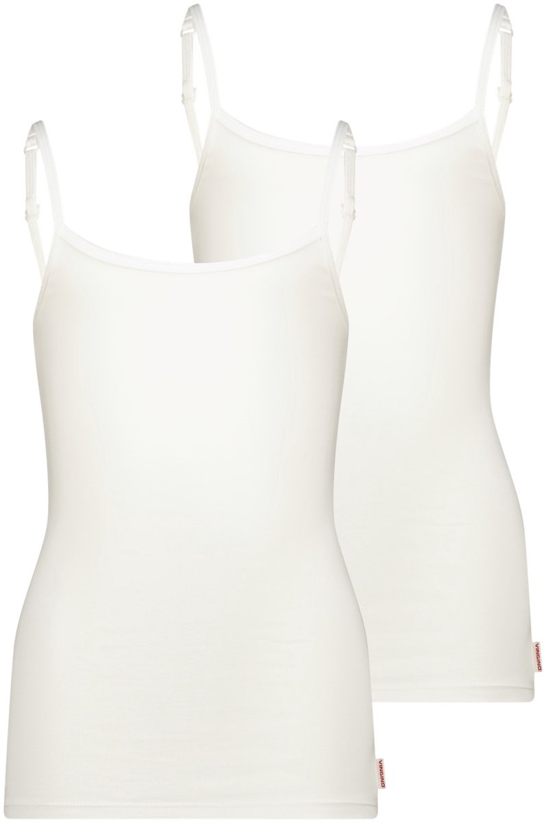 Vingino Girls Singlet 2 Pack Nachtkleding Meisjes - Wit - Maat 158/164