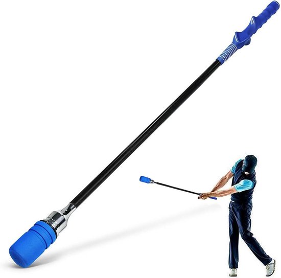 Golfswinghulp - Balans trainer - Golftechniek Verbeteren - Auditieve Feedback - 81 cm - Blauw — afbeelding 2
