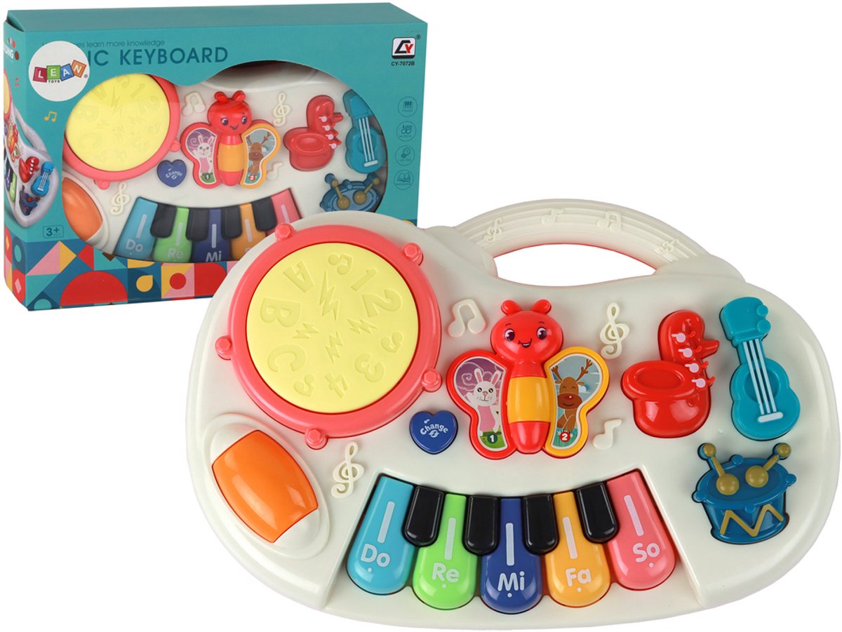 Educatief pianotoetseninstrumenten Vlinders Educatief muziekpaneel